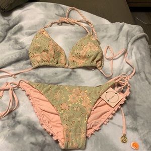 Lulu Fama Bikini and Cover Up